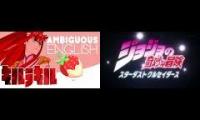 Kill La Kill OP2 (in English) vs Stardust Crusaders