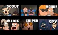 Meet The Amazing Team All At The Same Time (TF2 Animation)