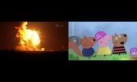 Nasa rocket blows up with peppa pig's nasheed