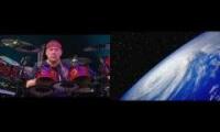 neil plays a bit on the drums