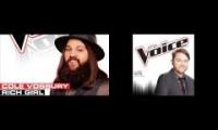 Luke Wade Cole Vosbury Rich Girl Mashup The Voice Studio Version