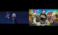 Stop Zombie Mouth! vs Let it go (Frozen vs Plants vs. Zombies)