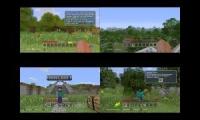 Minecraft Xbox 360 vs Xbox One vs PS3 vs PS4