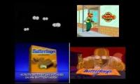 4 of The Simpsons Commercials (1 Church's Chicken, 3 Butterfinger)