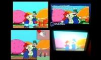 Luigi: Lotsa Spaghetti! Sparta Remix Quadparison