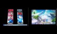 Mario vs Mega Man - Super Smash Bros 3DS
