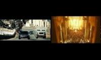 Transformers Highway Scene Rammstein Feuer Frei