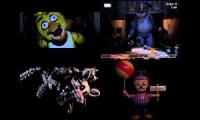 Chica, Bonnie [FNAF2], Mangle & BB Sings FNAF Song