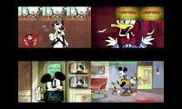 Mickey Shorts Sparta Remix Quadparison