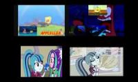 spongebob vs mlp quadparison english vs spanish