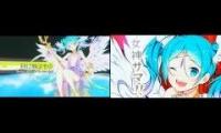 Exactly... Exactly... My Goddess!! (Miku + Dari)