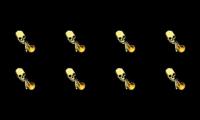 skellington bones - skull tumpets