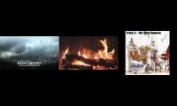 Rainy Mood + Jazz Soul + Fireplace! NightWalkercito