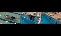 DNF technique, with and without wetsuit. Jesper, Jesper, Thomas