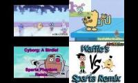 Sparta Remix Quadparison Wubbzy vs Teen Titans