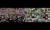 Every episode of the Simpsons and Futurama at the same time! (WARNING: EAR RAPE)