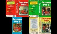 4 bbc children's videos from 1991 which are postman pat's 1 2 3 and big video