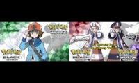 pokemon black and white subway/trainer battle