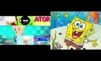 ice cream and spongebob sparta extended remix twoparison