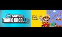 New Super Mario Bros. U - Castle (NSMBU + Super Mario Maker Mashup)