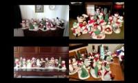 All the caroling snowmen gone crazy