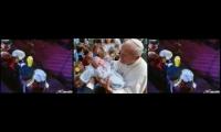 Enya "Anywhere Is" - Pope John Paul II Tribute (Turn off volume in the middle vid)
