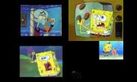 Spongebob Sparta Madhouse Quadparison