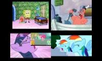 MY LITTLE PONY VS SPONGEBOB SUPER PARISON