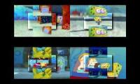 (YTPMV) Spongebob Squarepants Season 1 Episodes 1 2 3 and 4 b scan quadparison