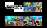 Spongebob Sparta Remixes Super Side-By-Side