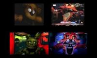 Sparta Remix Quadparison Five Nights at Freddy's 1234