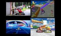 Mario Kart Quadparison
