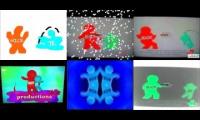 6 Noggin and Nick Jr. Logo Collections playing at once.