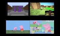 My Sparta Quadparison 21 (Peppa Pig VS Minecraft)