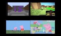 My Sparta Quadparison 21 (Peppa Pig VS Minecraft)