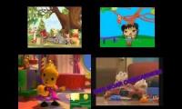 Playhouse Disney Vs. Nick Jr. Sparta Madhouse Quadparison