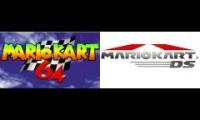 Mario Kart 64 vs DS Chco Mountain