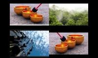 Tibetan Singing Bowls, Wind Chimes & Rainforest