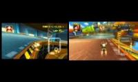 MKWii Flap Race: Toad's Factory Fox vs Dane