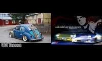 Fusca azul drift forza 4