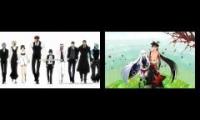 Kekkai Sensen - World Goes Round (Reprise) + Katanagatari - Lay Back