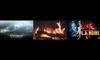 Rainy Mood + LA Noire+ Fireplace!
