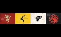 Game of Thrones combined soundtracks House Lannister & House Baratheon & House Stark & Targaryen