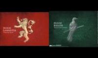 Game of Thrones combined soundtracks House Stark & Targaryen