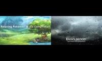 Pokemon Music Compilation + Rain