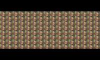 8 of the nutshack theme but it multiplies by 4 every two verses