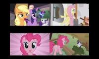 (WELCOME TO SPARTA REMIXES) MLP FIM Sparta Remix Quadparison