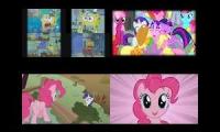 SpongeBob vs My Little Pony Sparta Remixes 2016 Side By Side