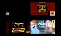 MLP FIM vs Horror Csupo Sparta Passion Mix Quadparison (3 HORROR SCENES)