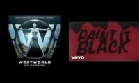 rolling stones paint it black vs westworld
